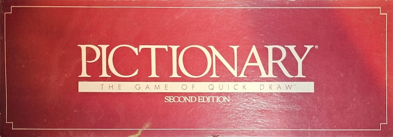 PICTIONARY: the Game of Quick Draw, First Edition, Bible Version ...