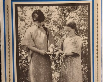 Eagle View PM/78 - Girl's Cloth Native American Indian Dress, Sewing Pattern, Reenactment Pattern, Period Clothing, Sizes 4-12, UNCUT