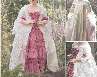 Simplicity #8578 Adult Costume Pattern, Historical Costume, Misses 18th Century Gown Pattern, Size D5 4-12 & R5 14-22, UNCUT