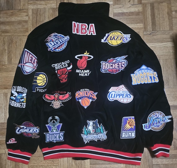 Vintage NBA Velour Track Suit Set Team Patches Xx-large Unique