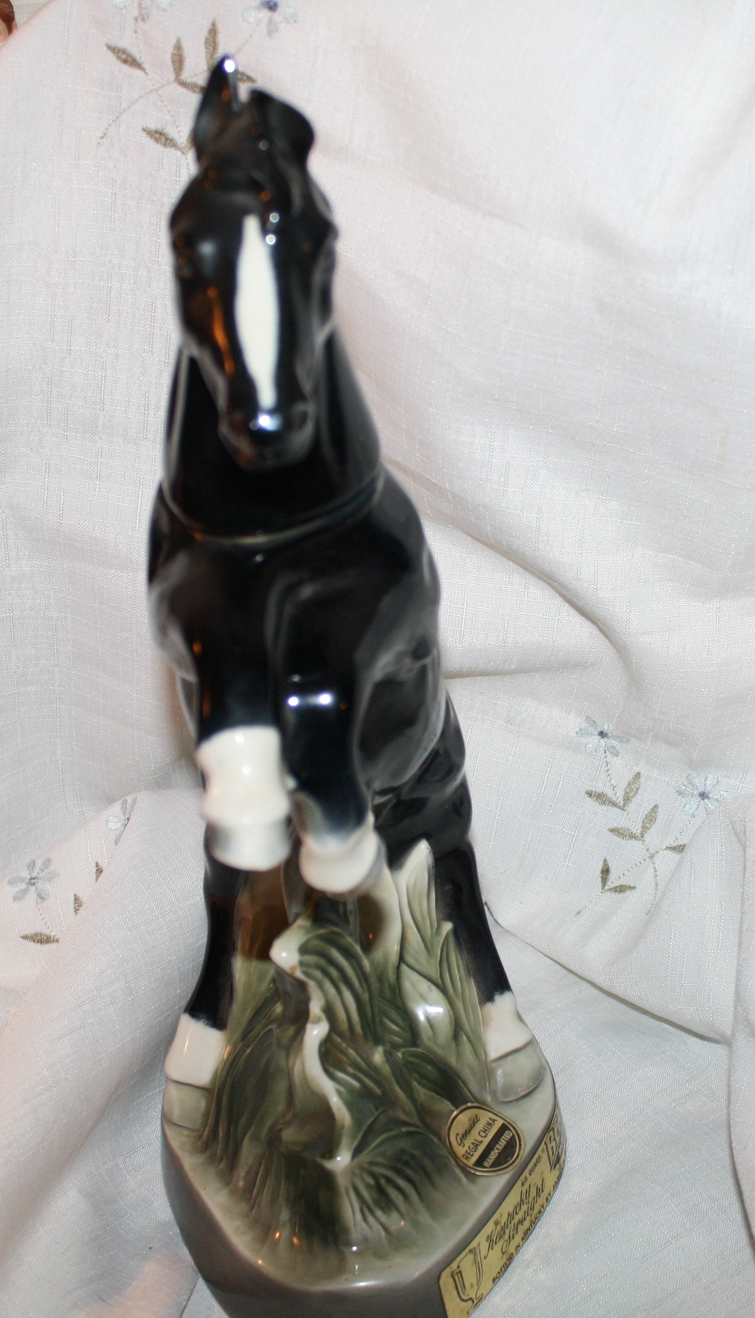 Jim Beam Decanter, Black Stallion, Collectable Decanter, 1962 Jim Beam