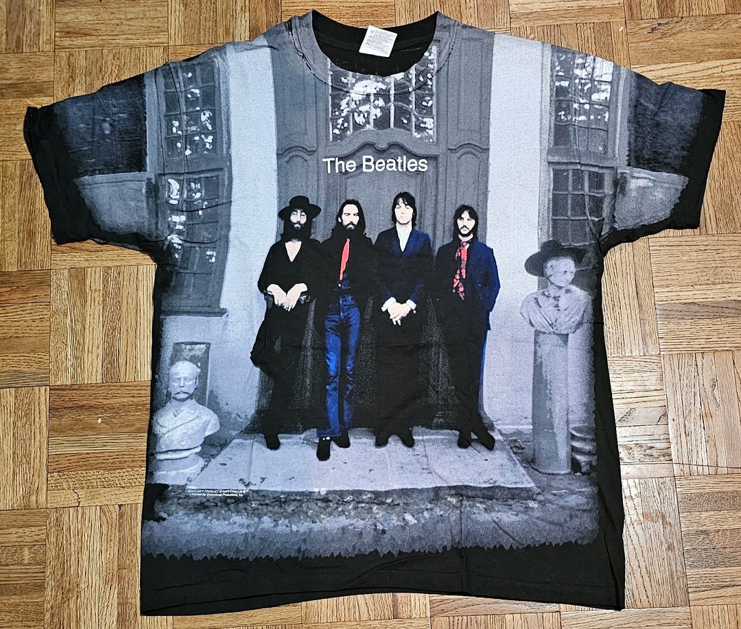 90s Vintage THE BEATLES Hey jude バンドT Vintage 90's the Beatles Hey Jude All Over Print Single Stitch T