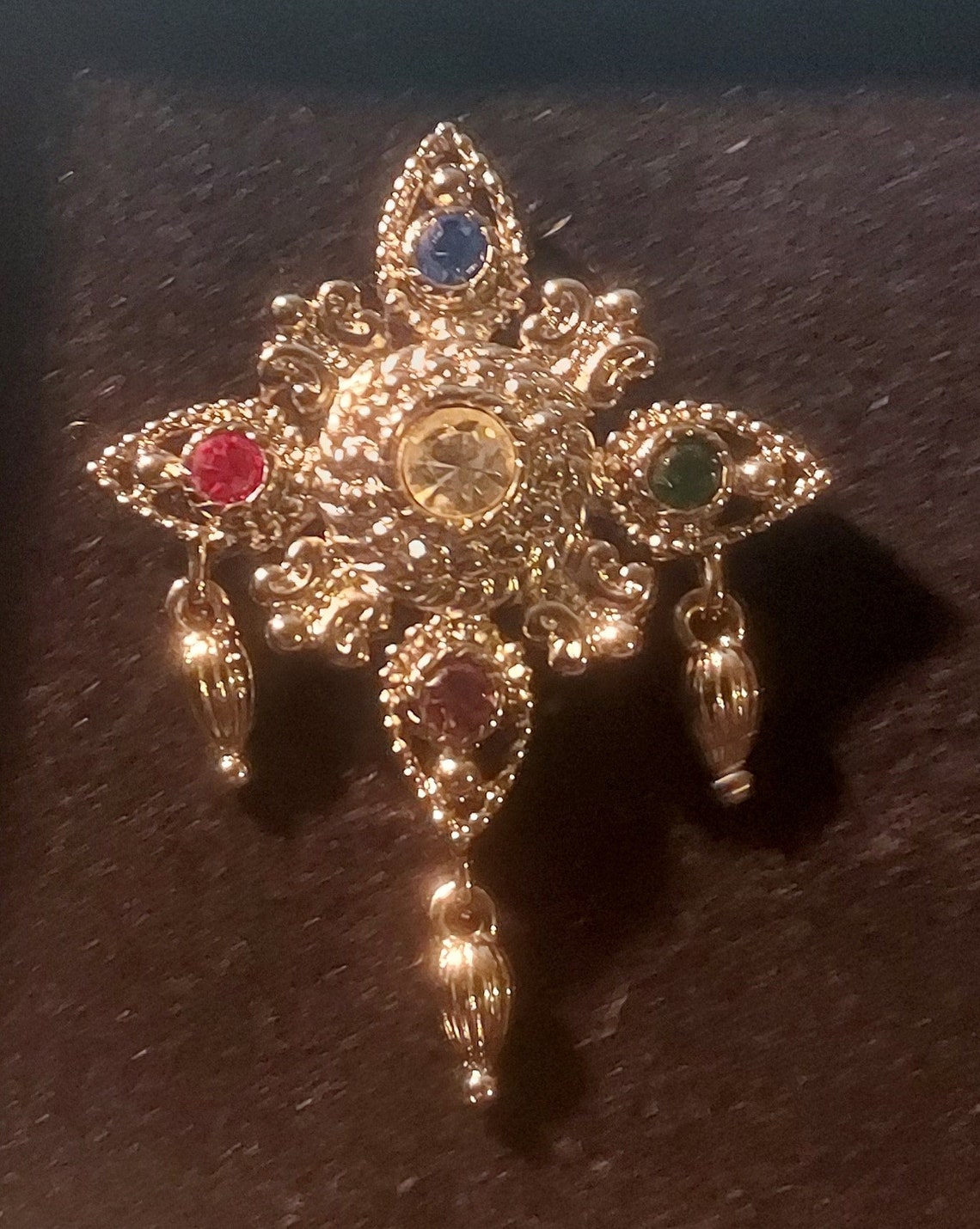 BARBIE Star Brooch Signed Bob Mackie Jewel Essence Series - Etsy