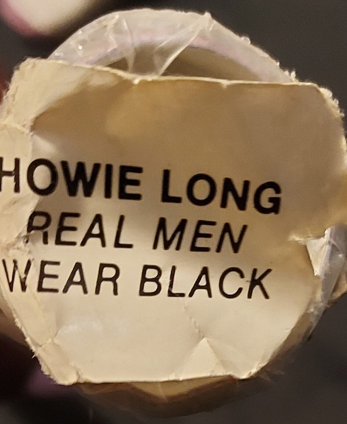 Vintage 1988 Costacos Poster, Howie Long, Real Men Wear Black, Raiders