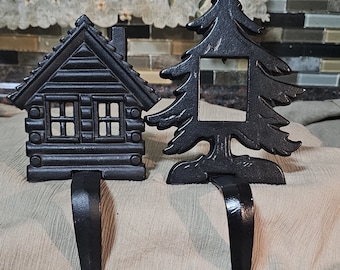 Stocking Holders, Christmas Holiday, Farmhouse, Fireplace Mantle
