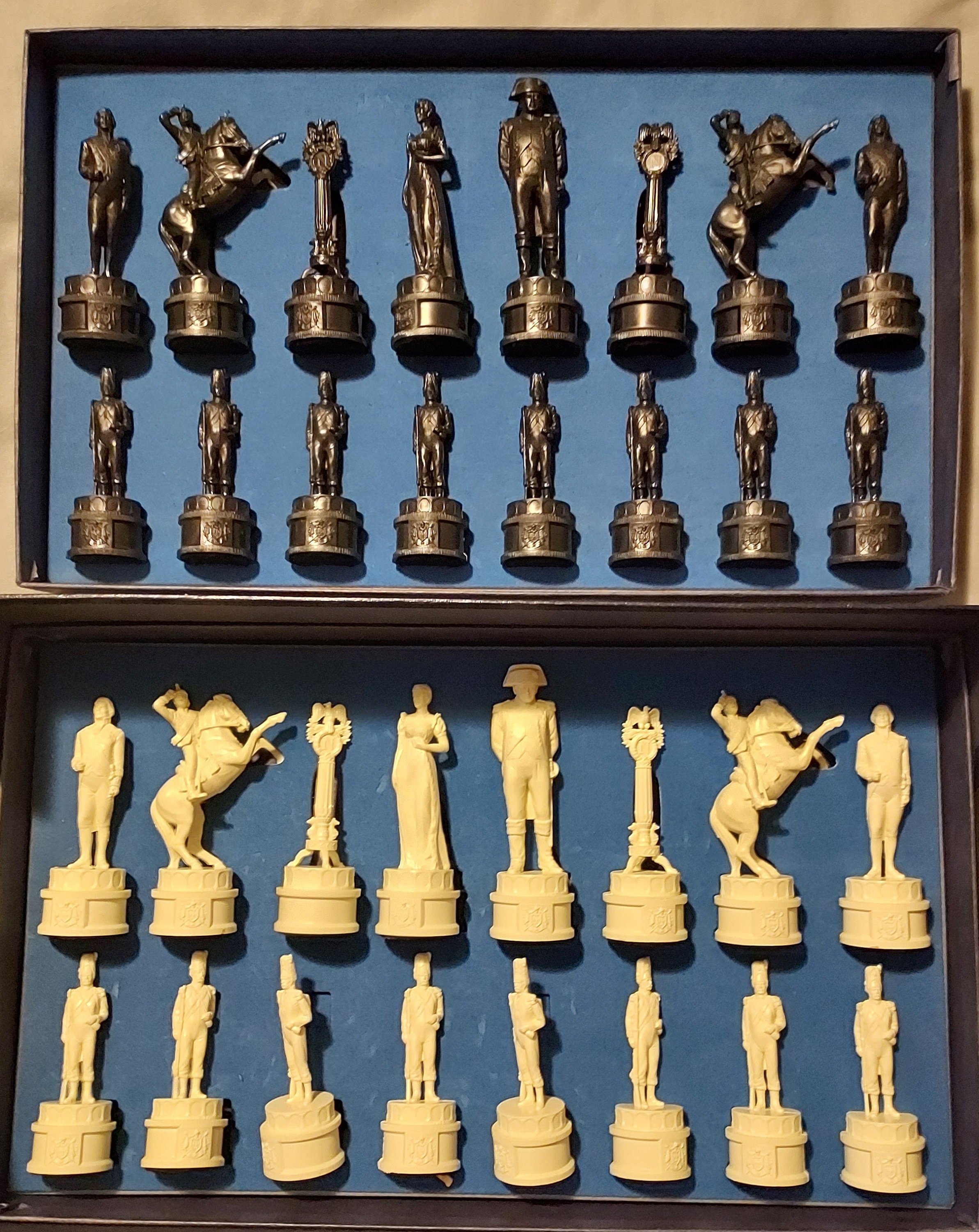 Vintage 1966 Napoleon Bonaparte Chess Set No. 203, Collector's Series II, COMPLETE