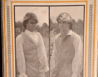 Eagle View PM/68 - Waistcoat & Vest Sewing Pattern, Reenactment Pattern, Cosplay, Costume, Sizes S-XXL/Chest 36-50, UNCUT