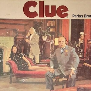 Juego de mesa clásico Clue, misterio, juego de detectives clásico, juego de mesa, Parker Brothers 1986, COMPLETO