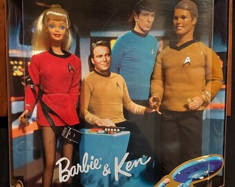 BARBIE, Barbie & Ken Star Trek Giftset, 30th Anniversary Collector Edition, 1996 Mattel, NRFB