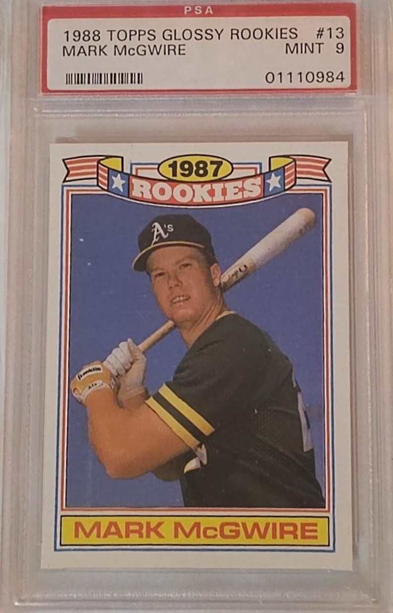 Vintage Basball Rookies & All-Star Cards Topps, Donruss, PSA, BGS graded Near Mint, Mint in GEM Case image 7