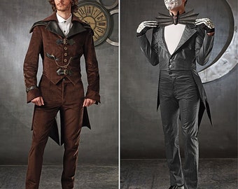 Simplicity 1039 Adult Costume Pattern, Steampunk or Comic Book, Cosplay Men’s Costume Pattern, AA Chest 38-44 & BB Chest 46-52, UNCUT
