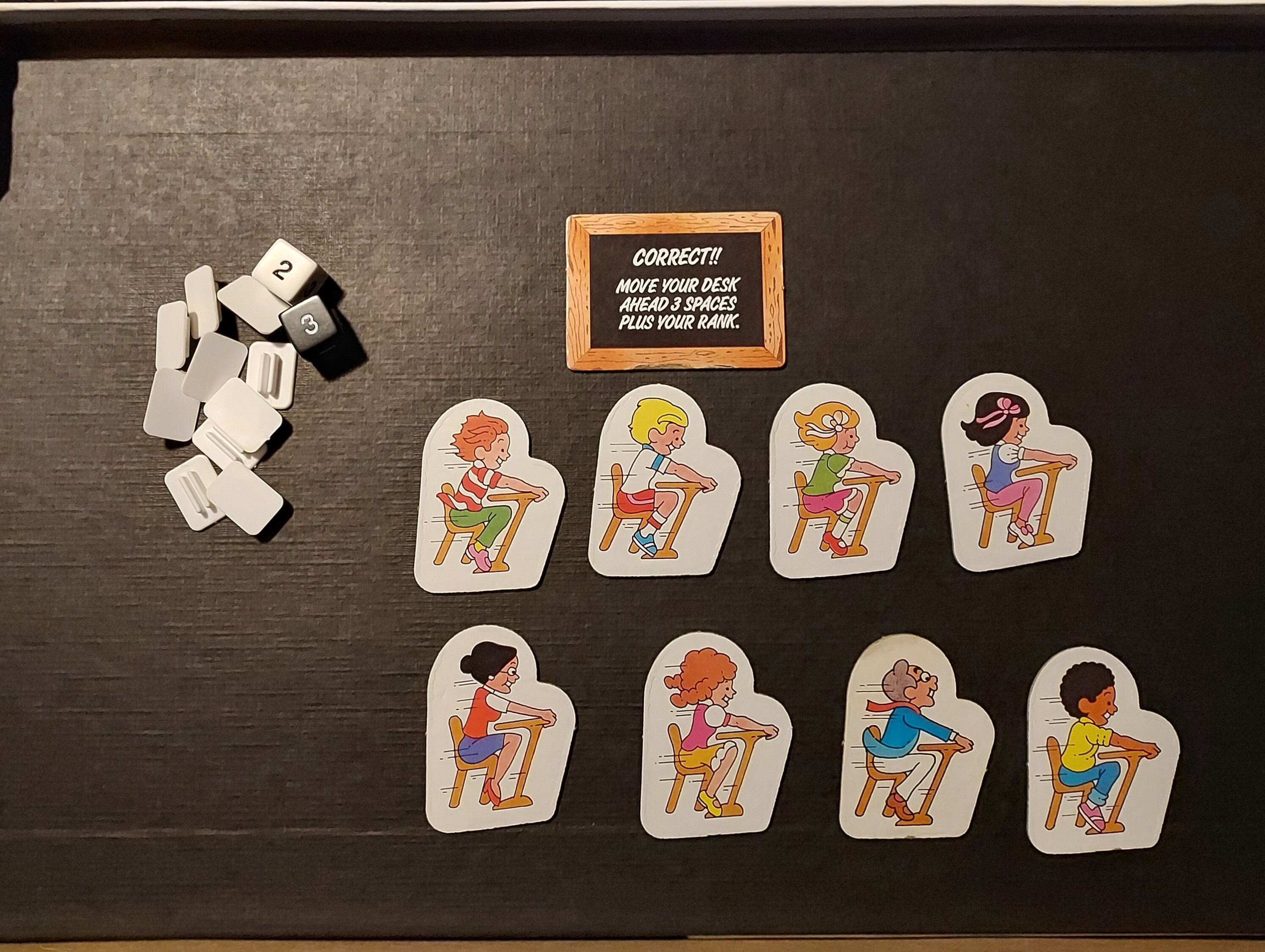 Vintage 1980's Go to the Head of the Class Game, Deluxe Edition, Board