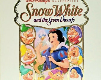Snow White and the Seven Dwarfs Exclusive Deluxe Video Edition, COA, 1994