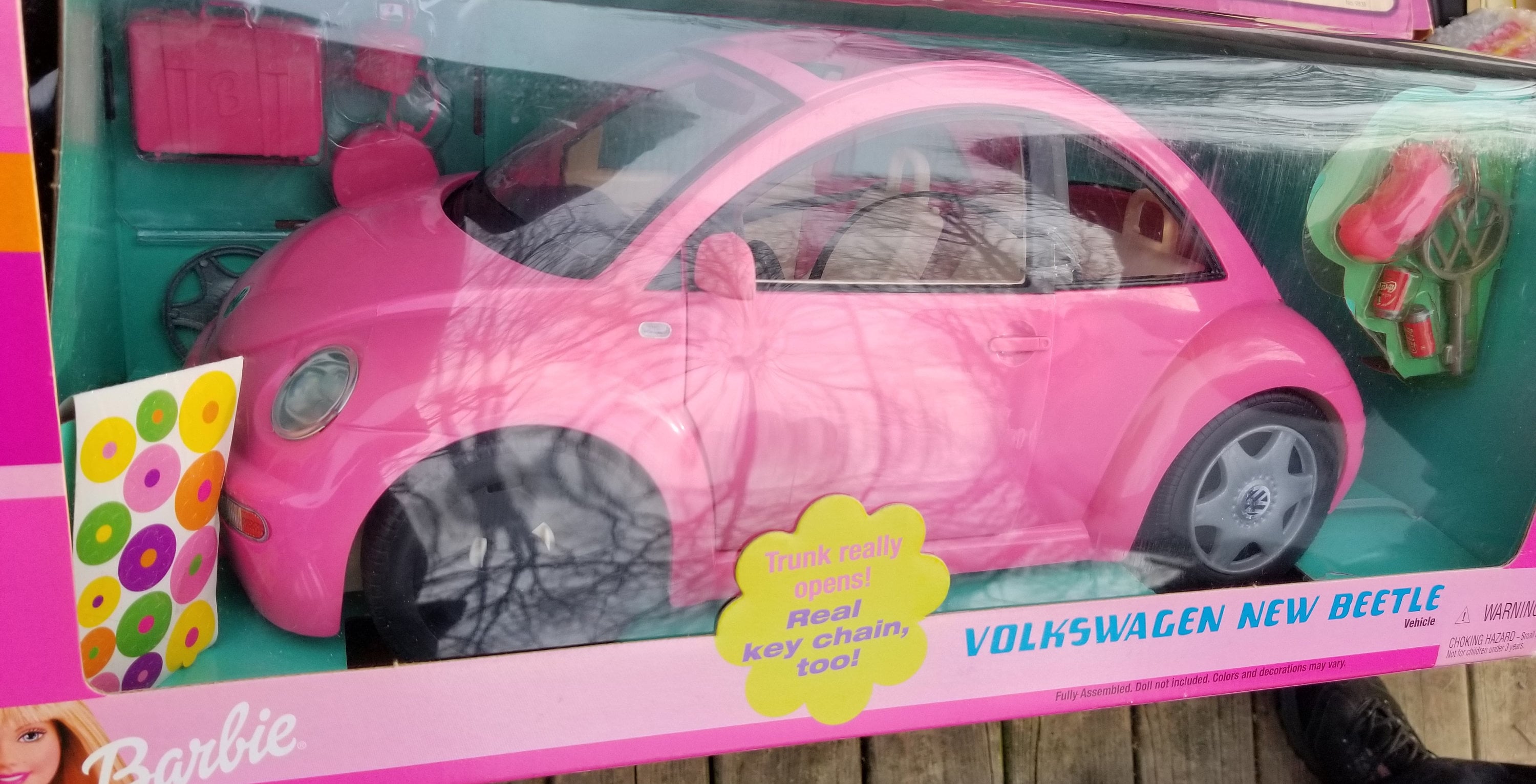 Mattel - Barbie - New Beetle Volkswagen - Rose fushia