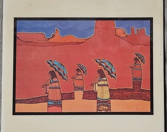 Vintage Tiles, Native American, American, Southwest, Bicentennial 1776-1976, Wall Art, Trivets