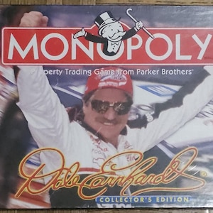 MONOPOLY, NASCAR Official Collector&#39;s Editions, Dale Earnhardt, Collectable Pewter Tokens, Parker Brothers