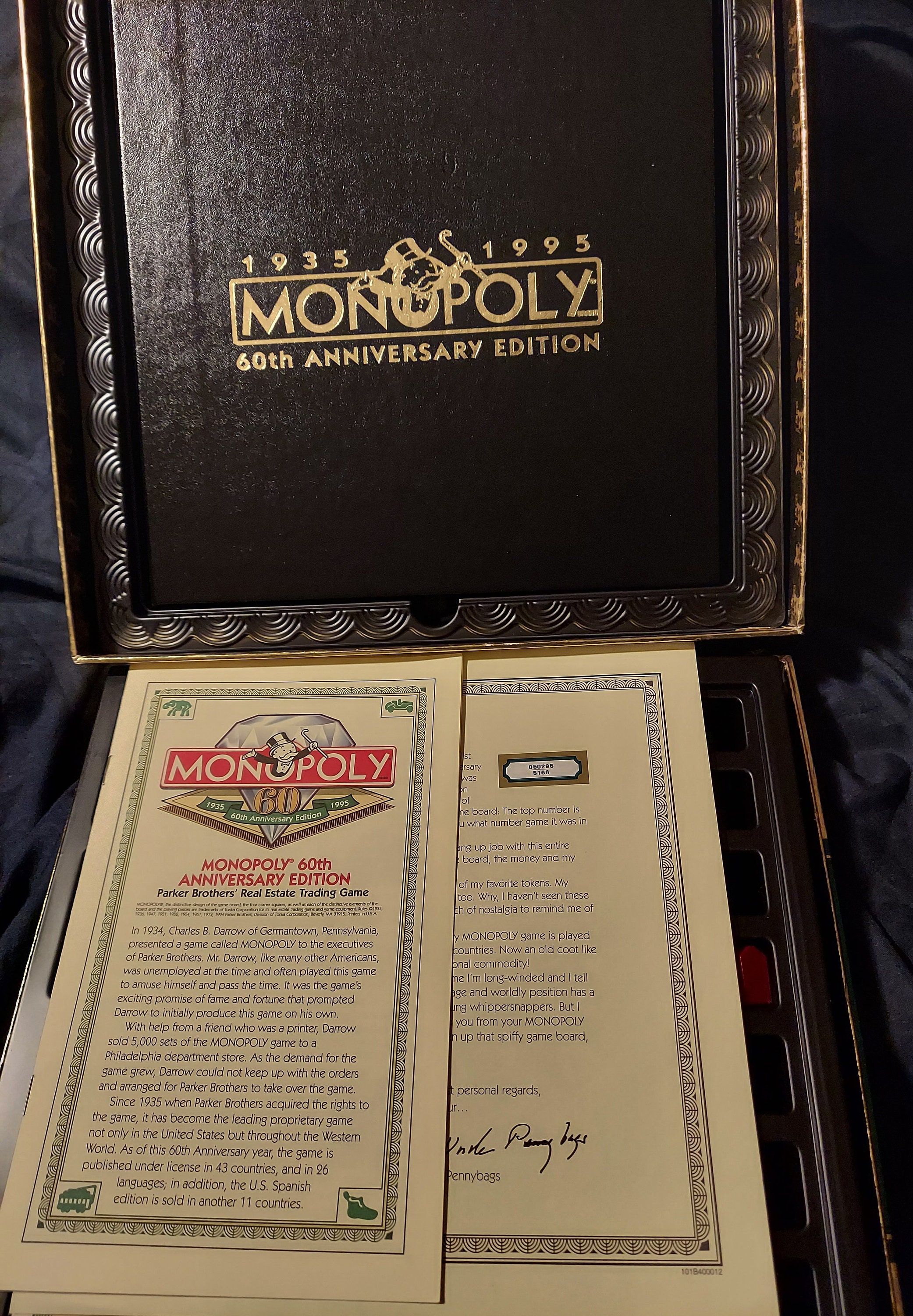 Monopoly Gold Foil 60th Anniversary Edition, 1995