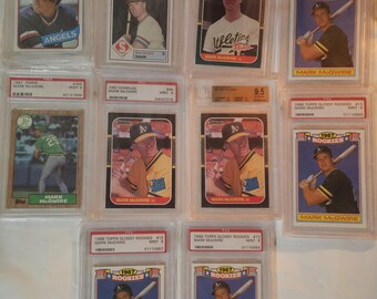 Vintage Basball Rookies & All-Star Cards Topps, Donruss, PSA, BGS graded Near Mint, Mint in GEM Case