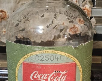 Vintage Coca Cola Collectibles, Glassware, Retro, Soda Shop, Libby Glassware, Indiana Glassware, Fountain Jug