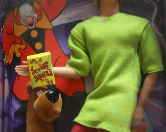 BARBIE, Ken as Shaggy in Scooby-Doo by Mattel, Mattel and Cartoon Network # B3283, NRFB