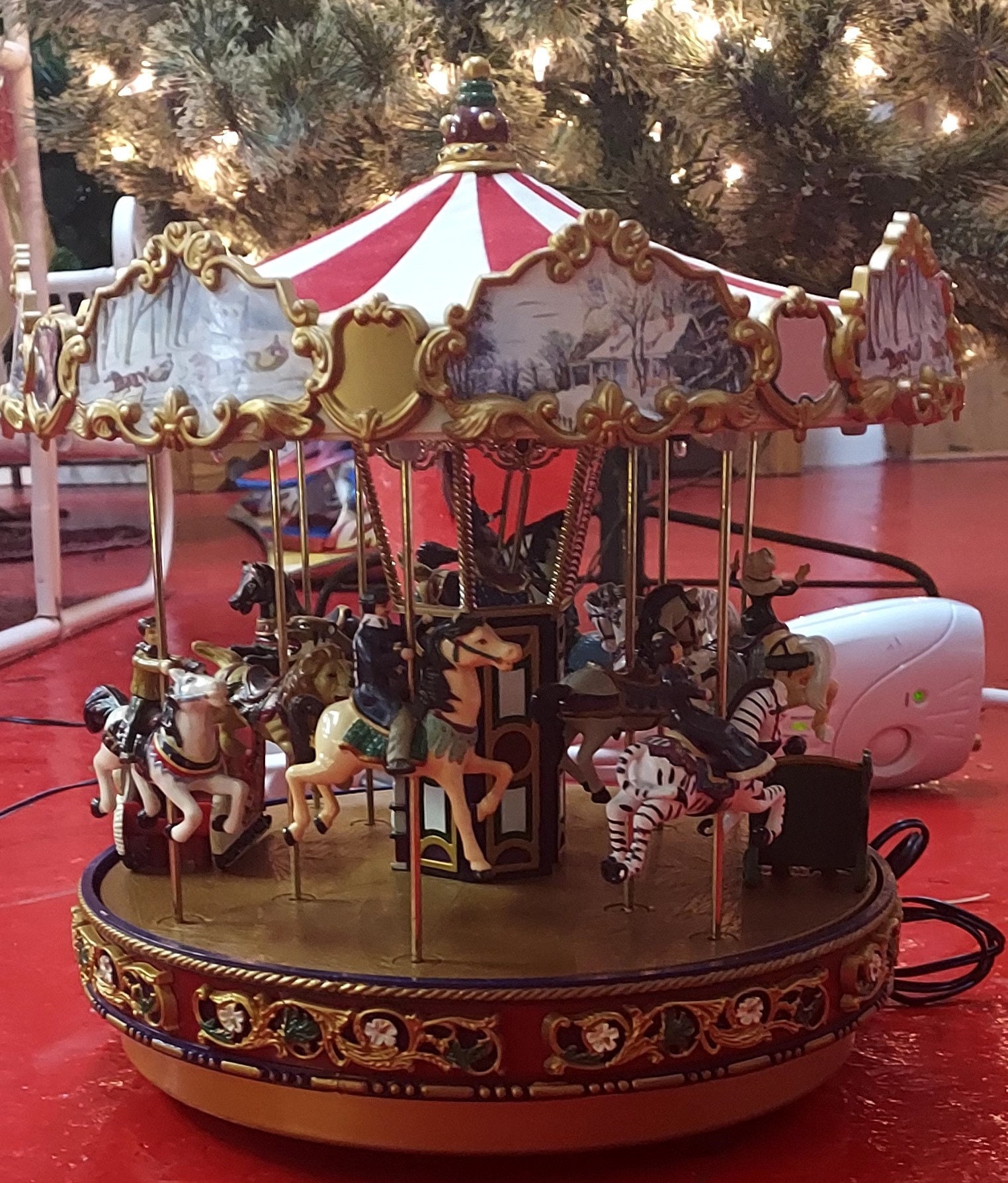 Mr. Christmas, The Carousel, Gold Label Collection, COMPLETE