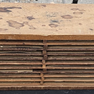 Antique Cigar Tobacco Drying Box Rack, Antique Wooden Cigar Mold, Cigar Press