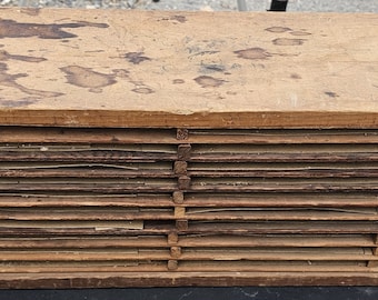 Antique Cigar Tobacco Drying Box Rack, Antique Wooden Cigar Mold, Cigar Press