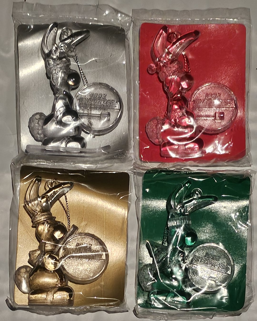 Vintage 1992 Energizer Bunny Limited Edition Christmas Ornament