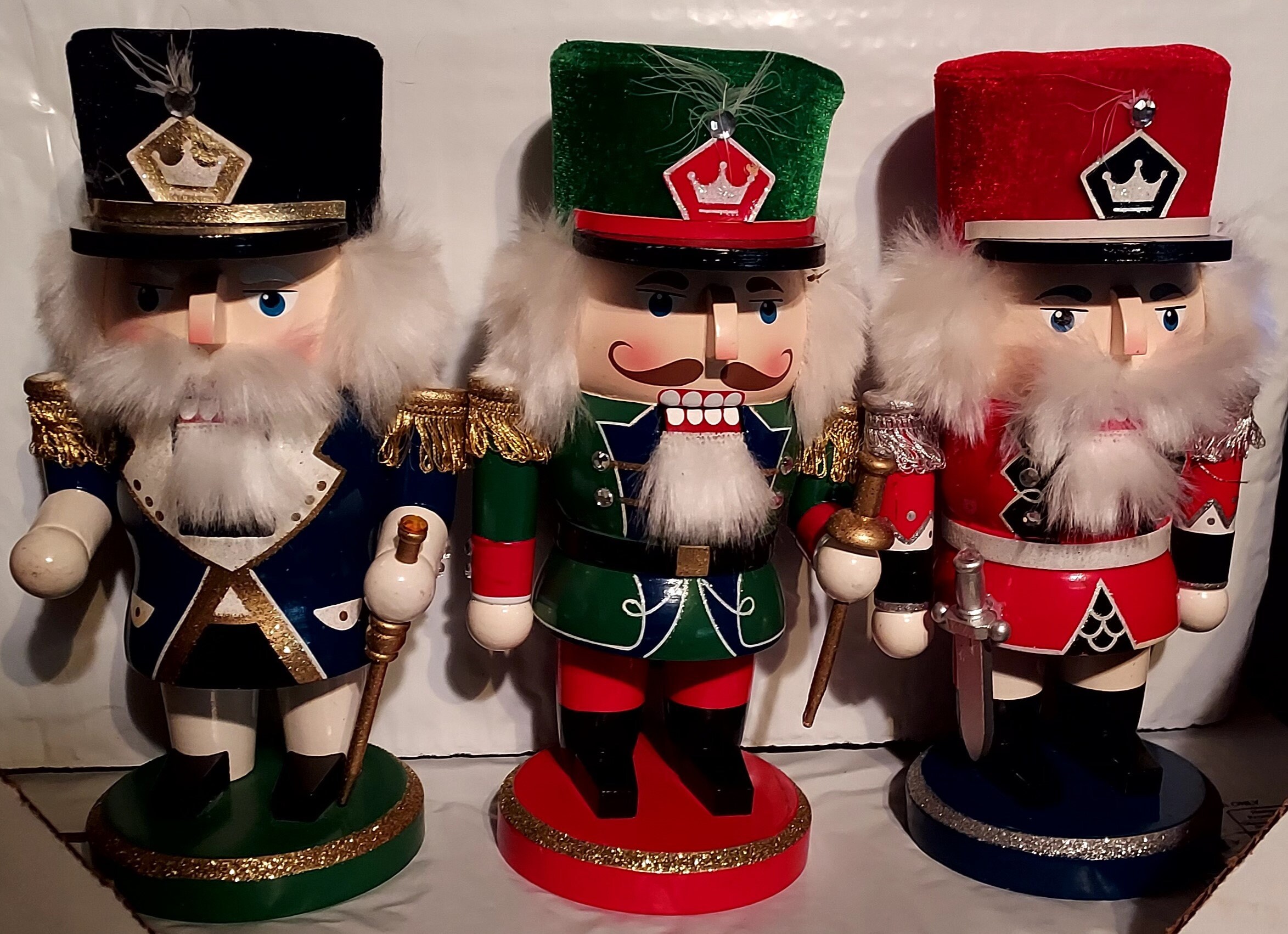 Vintage Nutcrackers German/Austrian Wood Carved Hunter w/Gun, Lord