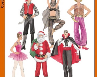 Simplicity #9802 Adult Costumes Pattern, Fantasy, Cosplay, Halloween, Size A S-M-L, UNCUT