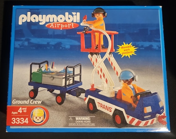PLAYMOBIL Red Car With Roof Box & Bicycle 3237, Farmer and