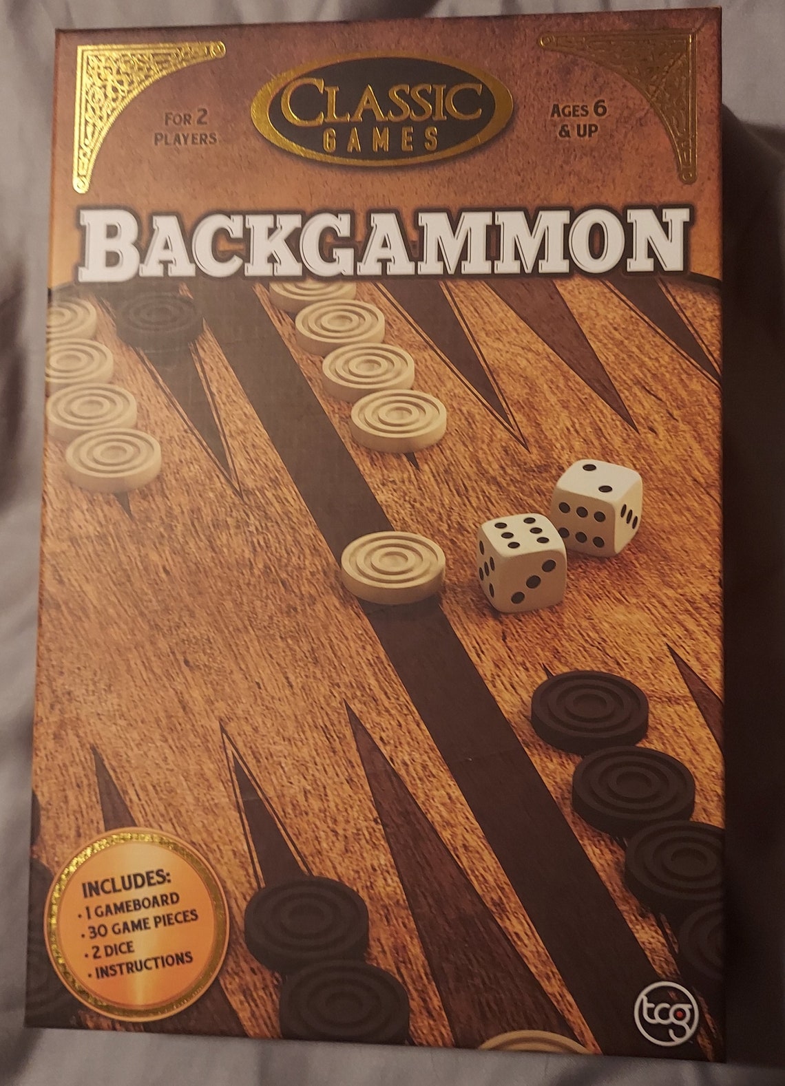 Classic Games Backgammon Game Set 13 Backgammon Game Etsy