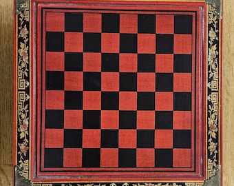 Tabletop Chinese Chess Set, Wooden Board, Resin Chessman, Collectibles Gift
