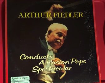 Vintage Arthur Fiedler – Conducts a Boston Pops Compilations, Marching in Review, Conducts a Boston Pops Spectacular, Latin Rhythms, SEALED