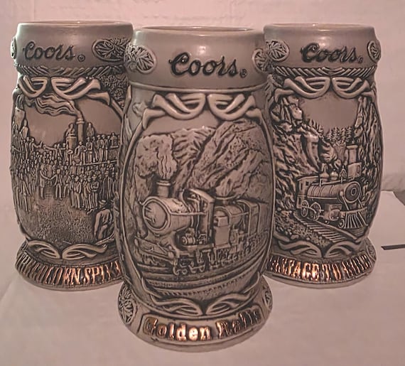 2000s Coors Rocky Mountain Ironhorse Collector Beer Steins - Etsy
