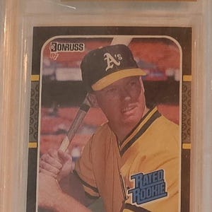 Vintage Basball Rookies & All-Star Cards Topps, Donruss, PSA, BGS graded Near Mint, Mint in GEM Case Mark McGwire No #46