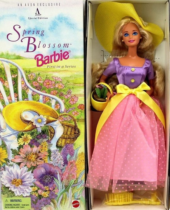 avon spring blossom barbie value