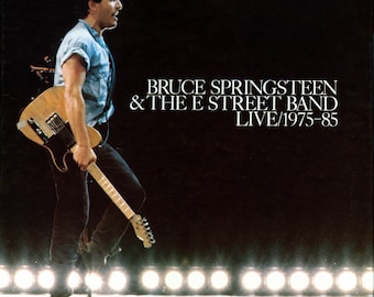 Vintage 1986 Vinyl LP, Bruce Springsteen & The E Street Band Live 1975-1985 5-Record Box Set, Columbia C5X-40558