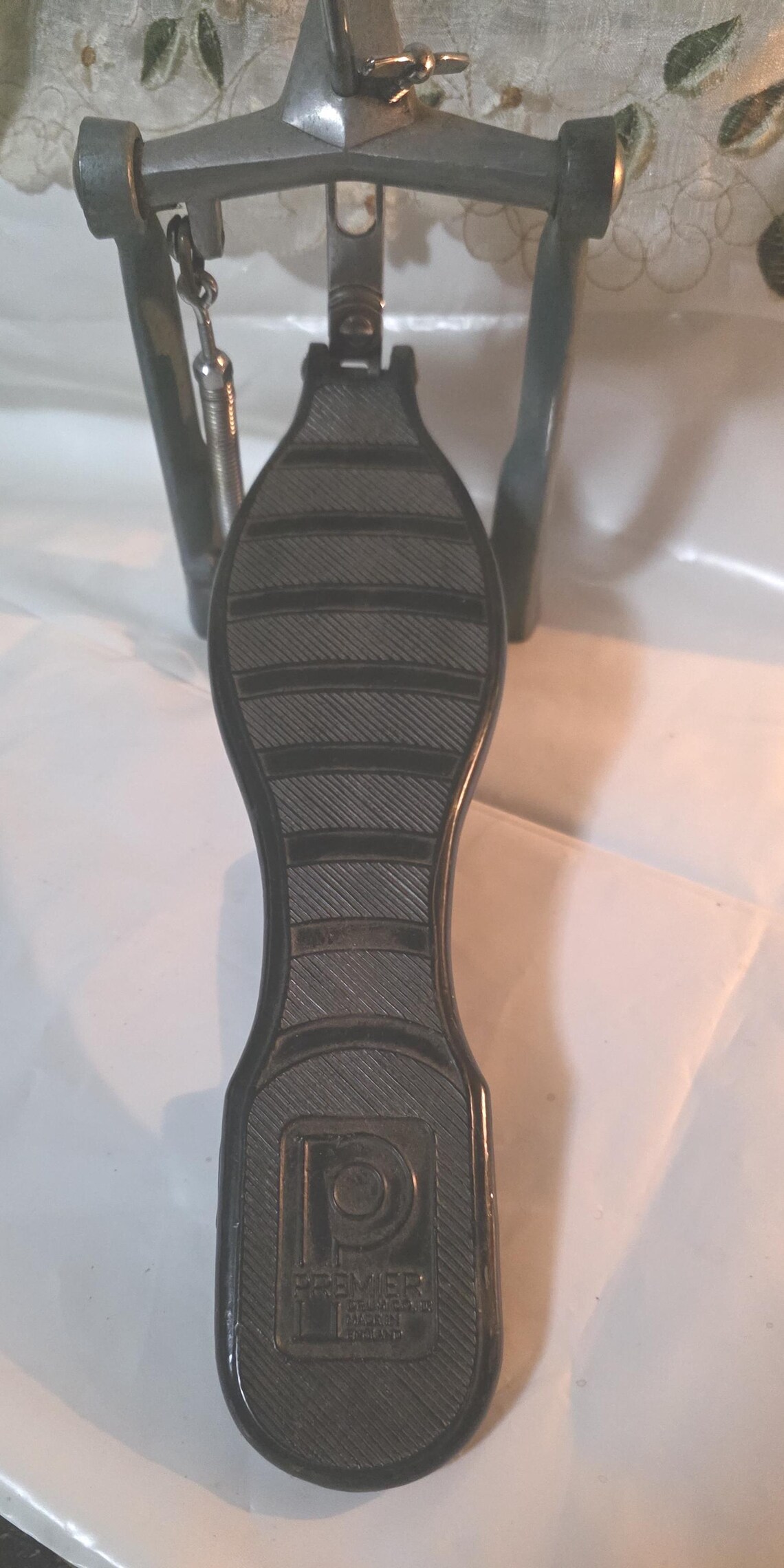 Vintage Drum Kick Foot Pedal, Premier, First Act, Cosmic Percussion, foto 4 de 5
