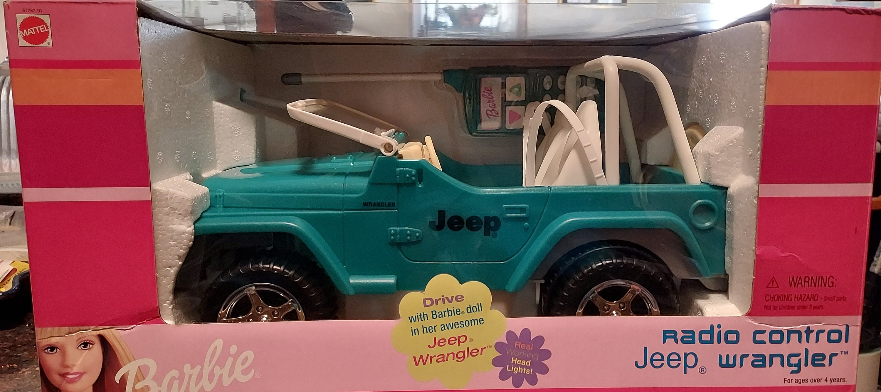 BARBIE Barbie Radio Control Jeep Wrangler Working Lights - Etsy Ireland