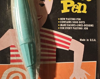 Vintage 1963 The Paste Pen,School Supplies, Pastemaster, Inc.