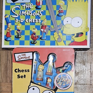 Simpsons Chess - Etsy Canada