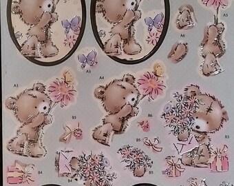 Anita's A4 Foiled Decoupage Sheets, LOT of 9 NEW