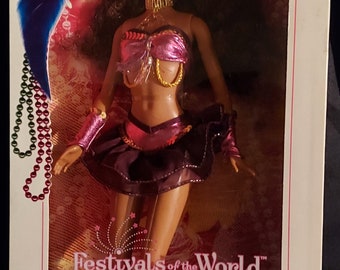 BARBIE Collection, Carnival Barbie, Festivals of the World - Carnival, Pink Label, 2005 Mattel, #J0927 NRFB