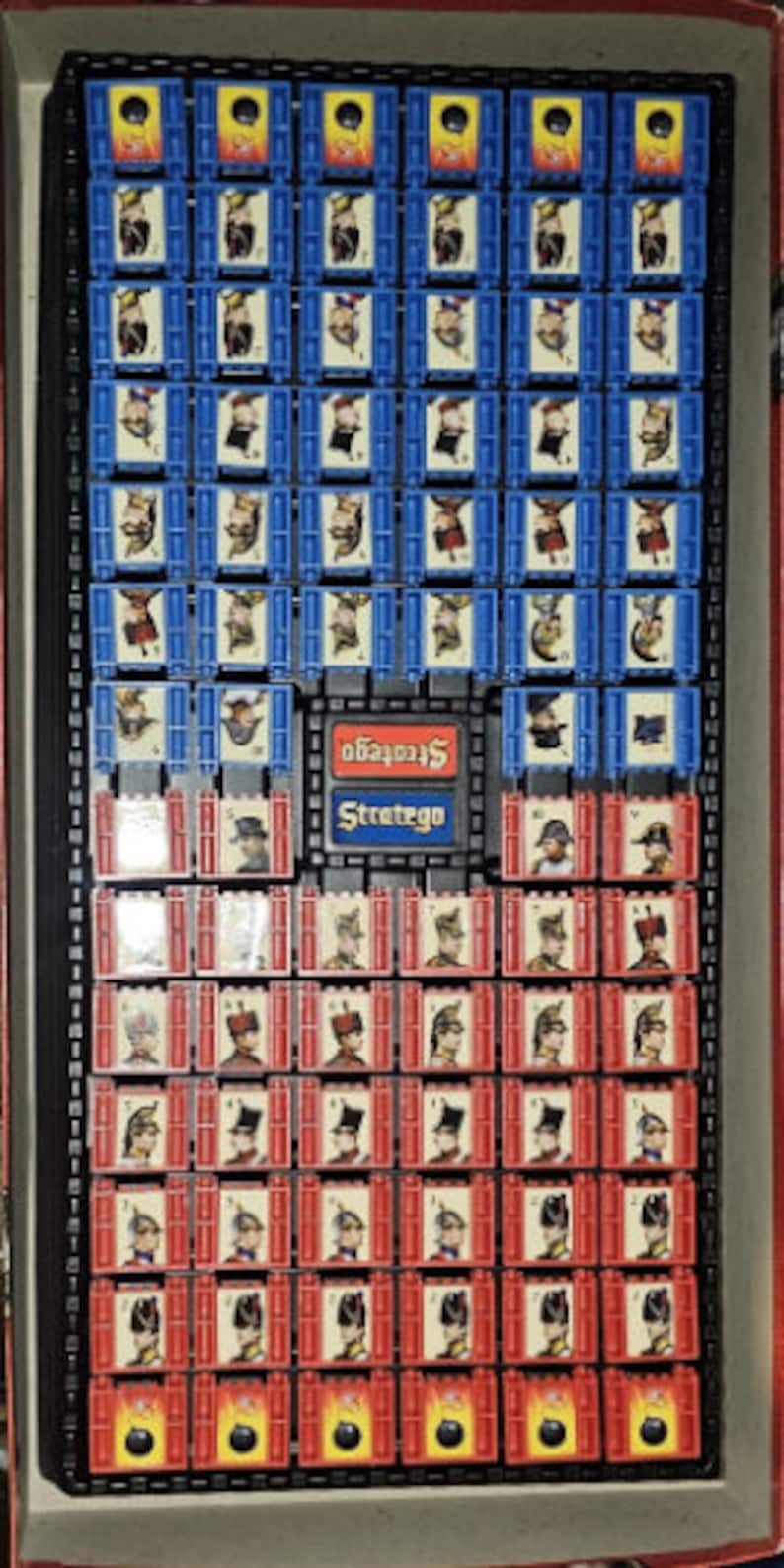 Stratego Ranks Vintage Stratego Board Game, 1961 Milton Bradley, #4916, 1975, 1996 ...
