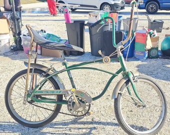 1960's Western Flyer  Banana Seat Bicycle - Buzz Bike III,  3 Speed, All Original Parts