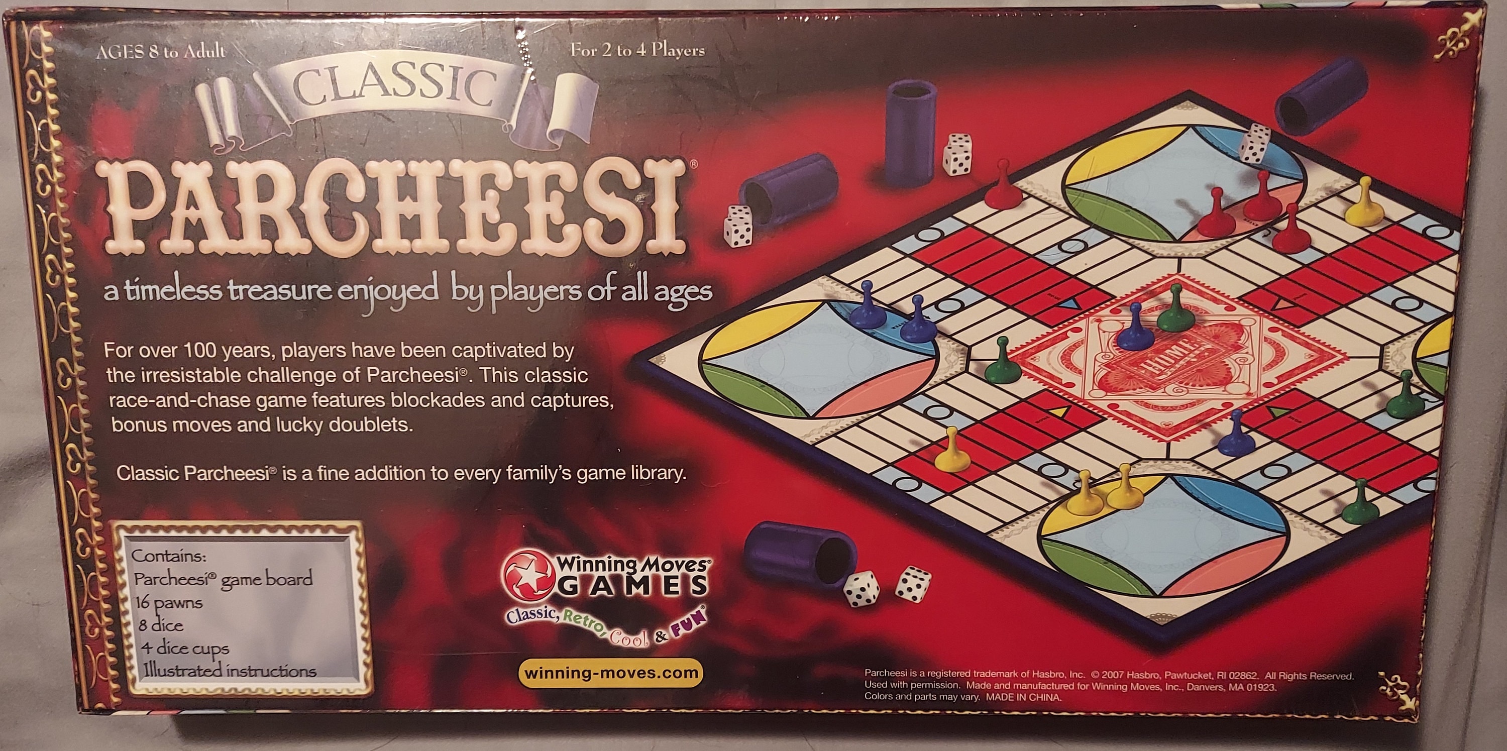 Parcheesi board promo game