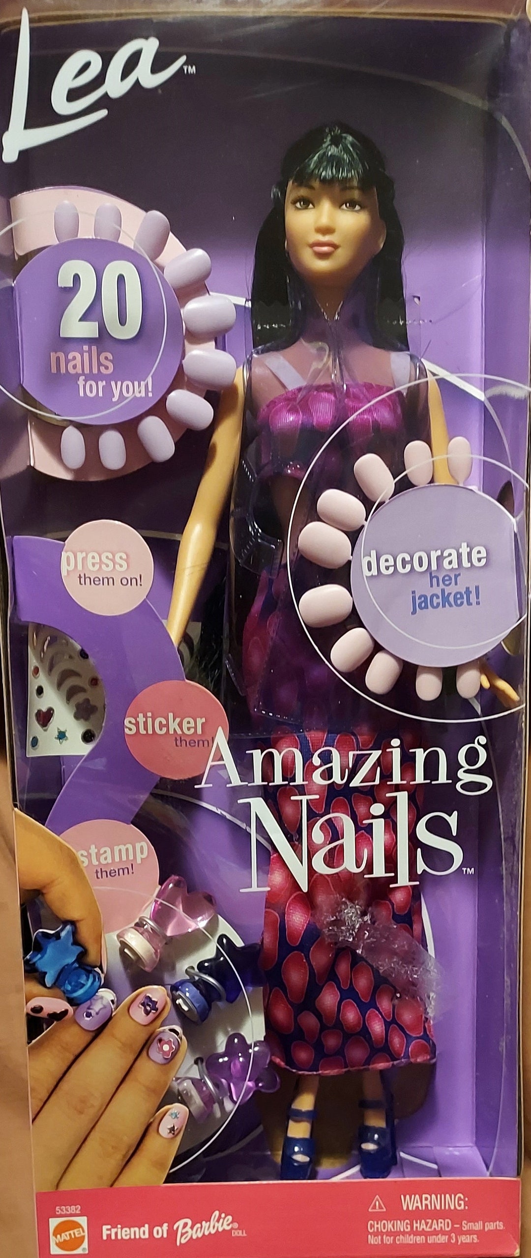 BARBIE Amazing Nails Lea New Friend of Barbie Manicure Etsy