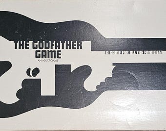 Vintage 1971 The Godfather Game - An Adult Game, Board Game No. 1560, Family Games, Inc., COMPLETE