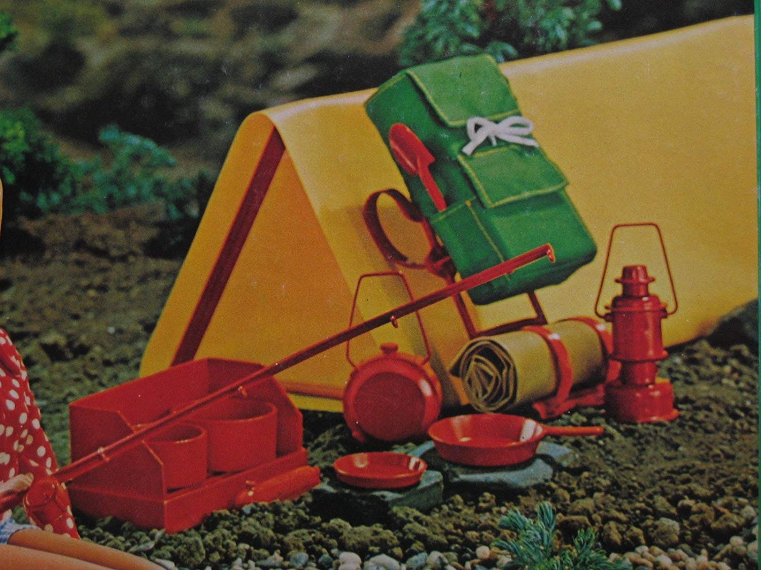 Barbie High Sierra Adventure Camping Playset, CAMP Set w TENT, BOAT